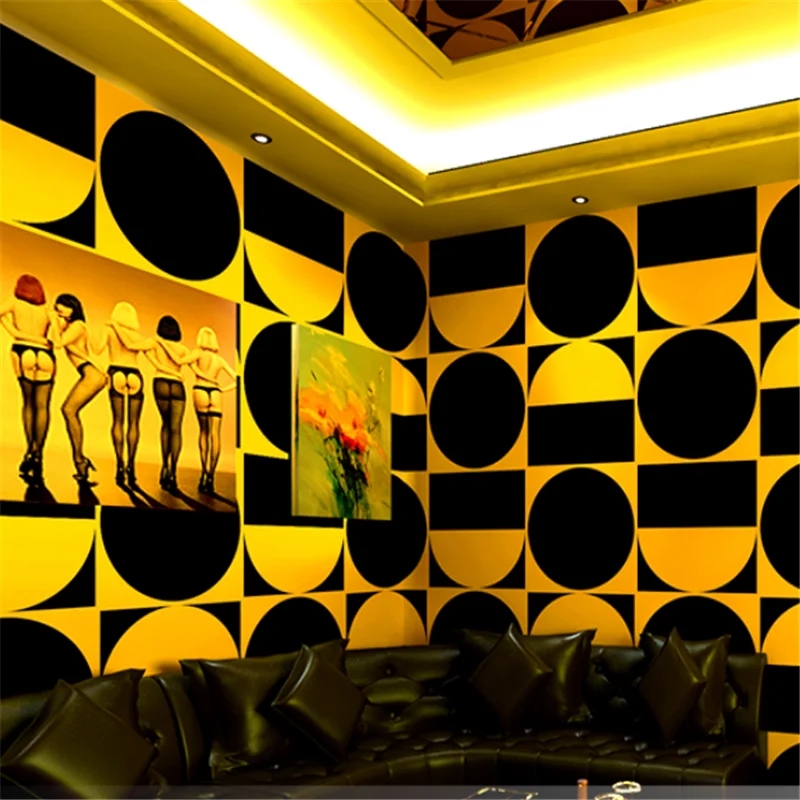 Обои wellyu KTV караоке блестящие 3d светоотражающие тематические для бара коридора