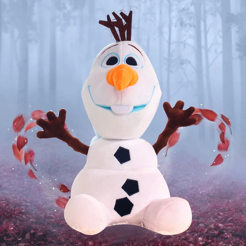 Disney Frozen 30cm 50cm Olaf Plush Kawaii Snowman Toys Action Figure Model Soft Stuffed Anime's Doll Toys For Children's Gift 2