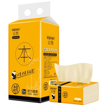 

In stock 5PC New Soft Toilet Paper Household Roll Ultra Mild Bathroom Kitchen Clean Prevent Cleaning Toilet Tissue Soft