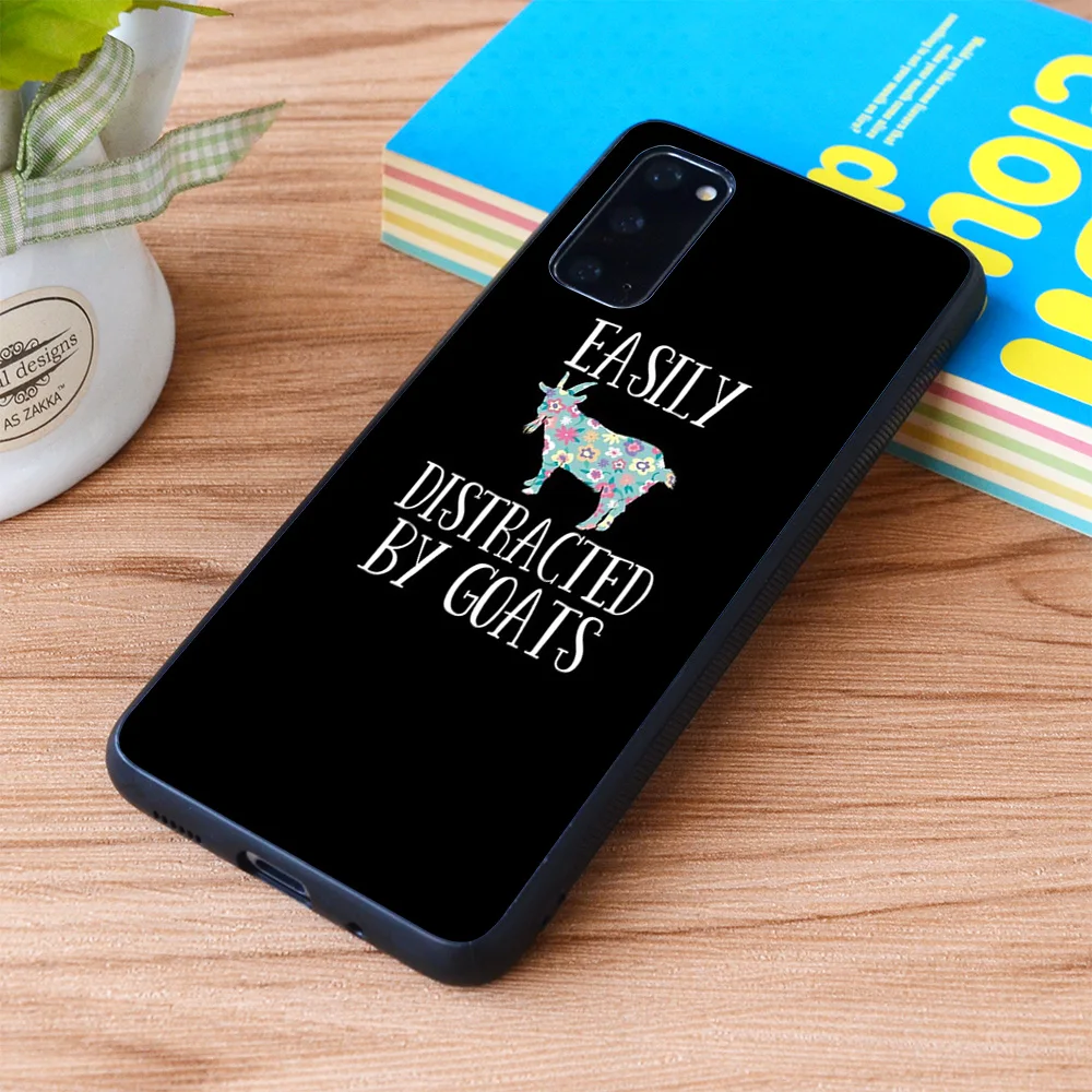 Забавный дизайн для Samsung Galaxy Goat-легко отвлекаться от коз мягкий чехол из ТПУ с