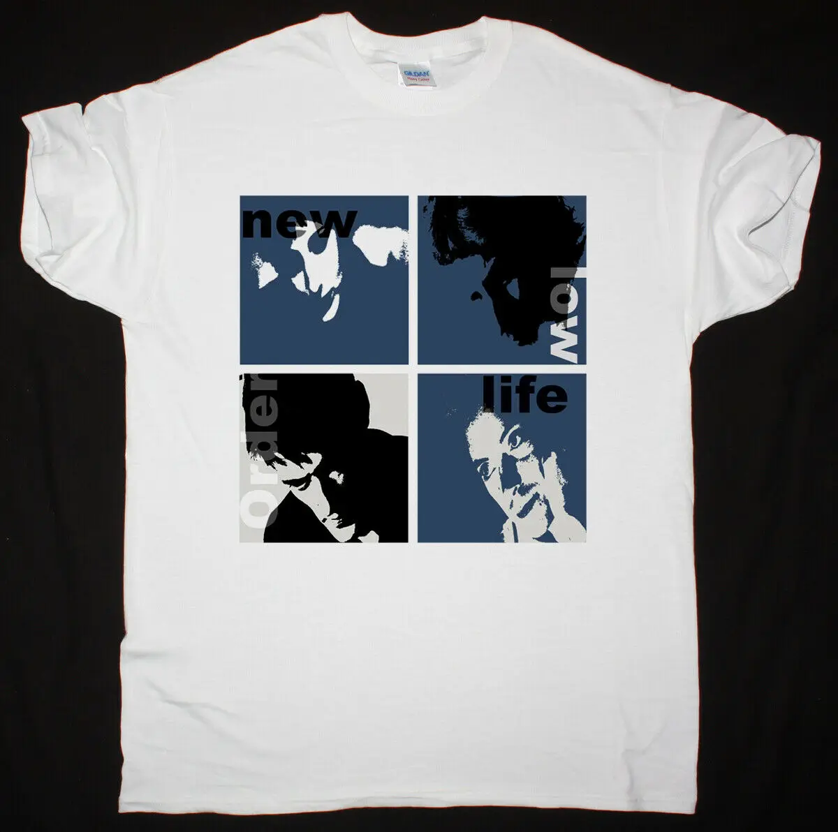 Новый заказ низкая жизнь белая футболка Joy Division The Cure Smiths|Футболки| |