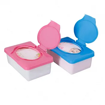 

Portable Wet Tissue Paper Box Plastic Case Wipes Napkin Bag Wipes Container Clean Tissue Paper Storage Box Wipes