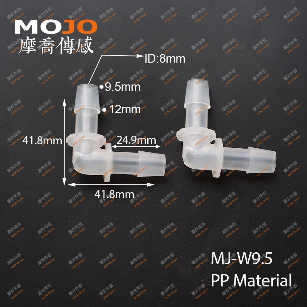 

2020 MJ-W9.5 Elbow brabed type 9.5 mm min out diameter pipe connector (100pcs/lots)