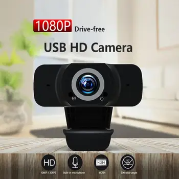 

HD Webcam 1080P With Microphone PC Laptop Desktop USB2.0 Webcams Pro Streaming Computer Web Camera Auto Focus CMOS 30Fps