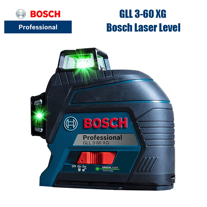 ボッシュレーザーレベルGLL3-60XG 360度高精度グリーン光レベル ボッシュレーザーレベルGLL3-60XG 360度高精度グリーン光レベル