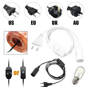 

NEW Power Dimmer Black DIY Replacement Parts ON/OFF Cord Himalayan Salt Lamp Light Modulator 1.7M Electric