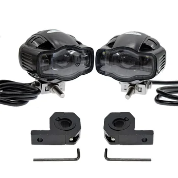 

22-40mm IP65 Universal Motorcycle Fog Light LED Super Bright Headlight Lamp with USB Charger for Yamaha Kawasaki BMW Honda KTM A