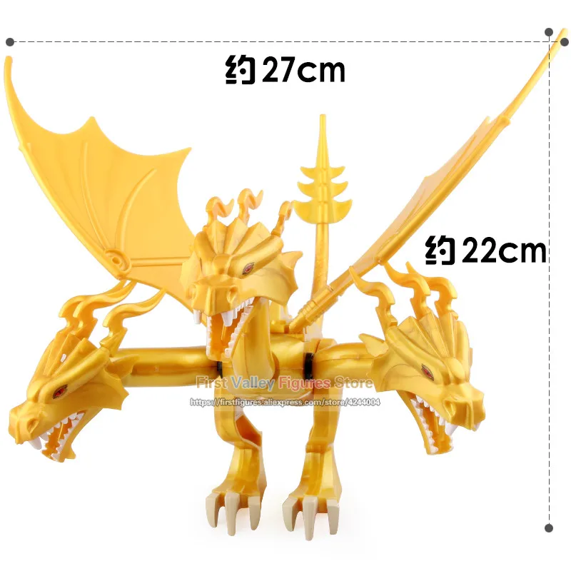 

10pcs/lot Building Blocks Big Size Figures Series Model King Ghidrah Tyrannosaurus Rex Education For Children Gift Toys GXL050