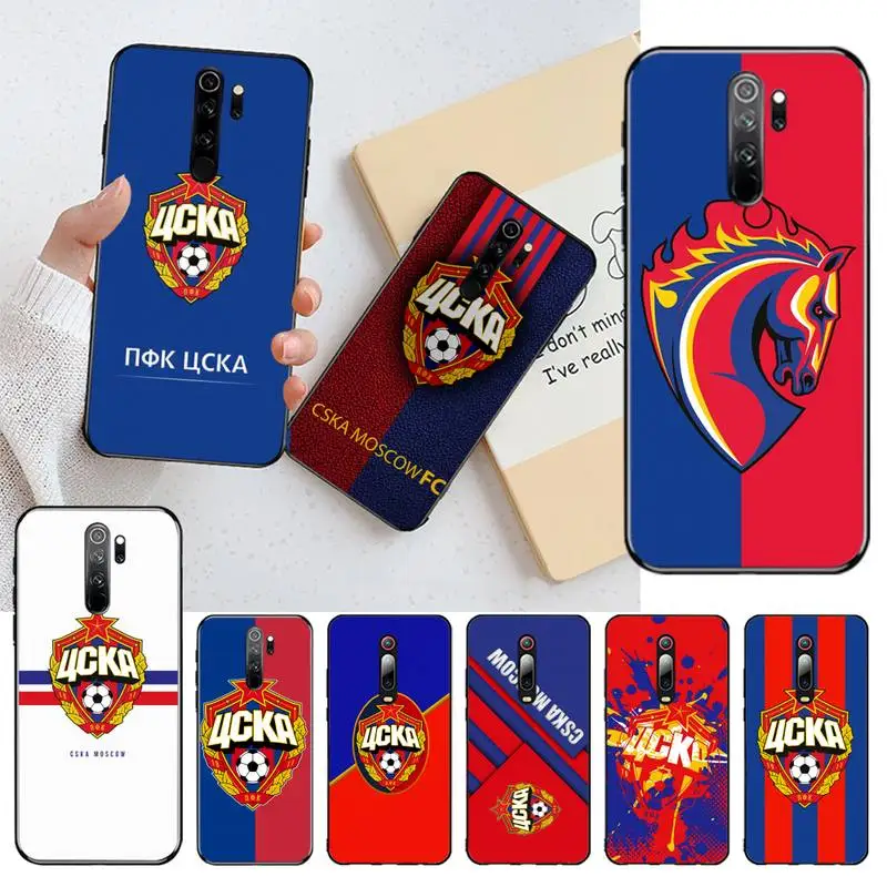 Русский Футбол ЦСКА чехол для телефона Redmi 9A 8A 7 6 6A Note 9 8 8T Pro Max K20 K30 | Мобильные