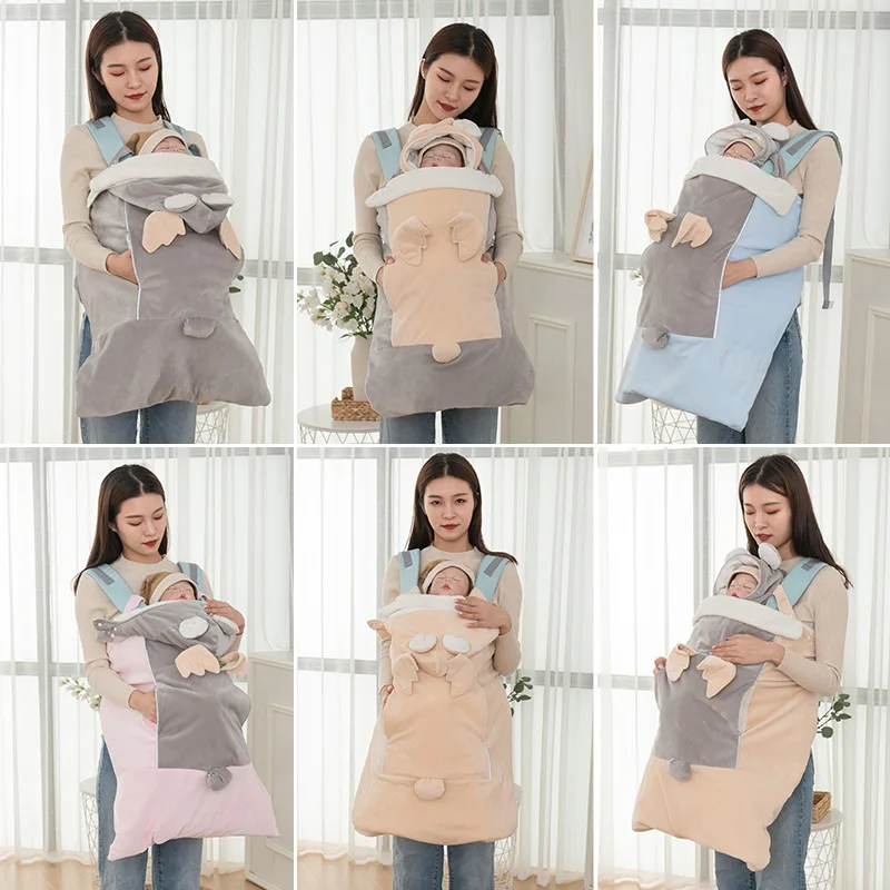 

Infant Cloak Windproof Spring And Autumn Baby Nursing Mantle Autumn And Winter Thick Newborns BABY'S BLANKET CHILDREN'S Shawl Co