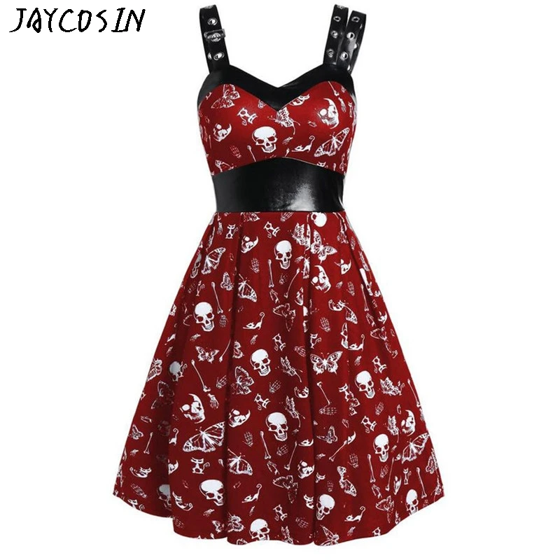 JAYCOSIN новинка 2019 красивые платья для женщин на Хэллоуин Топики винтажные с