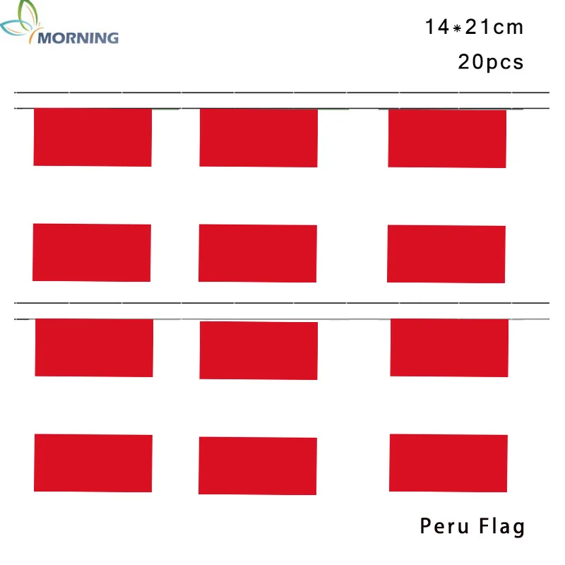 Утро 14*21 см 20 штук Национальная сборная Перу флаг овсянка