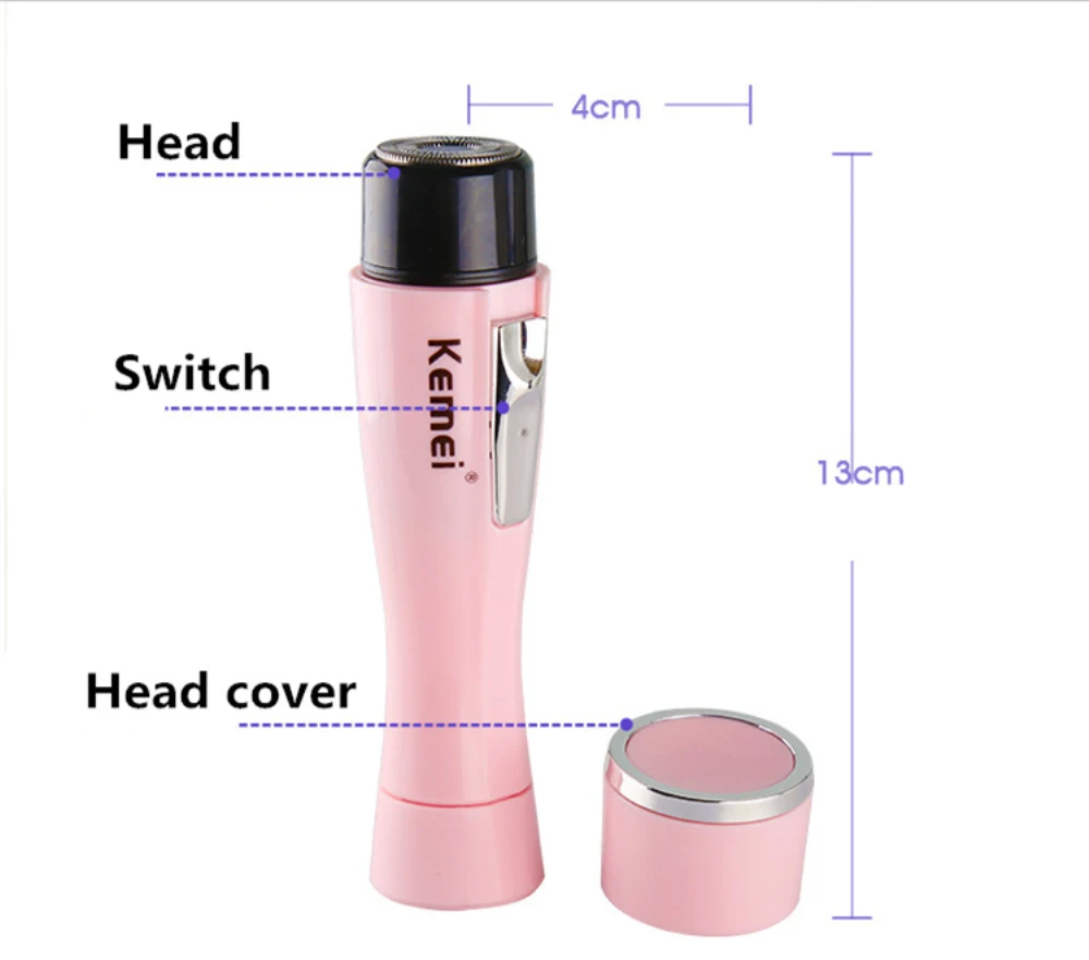 Electric Lady Women Shaver Mini Female Epilator Waterproof Hair Removal Razor Trimmer Facial Depila