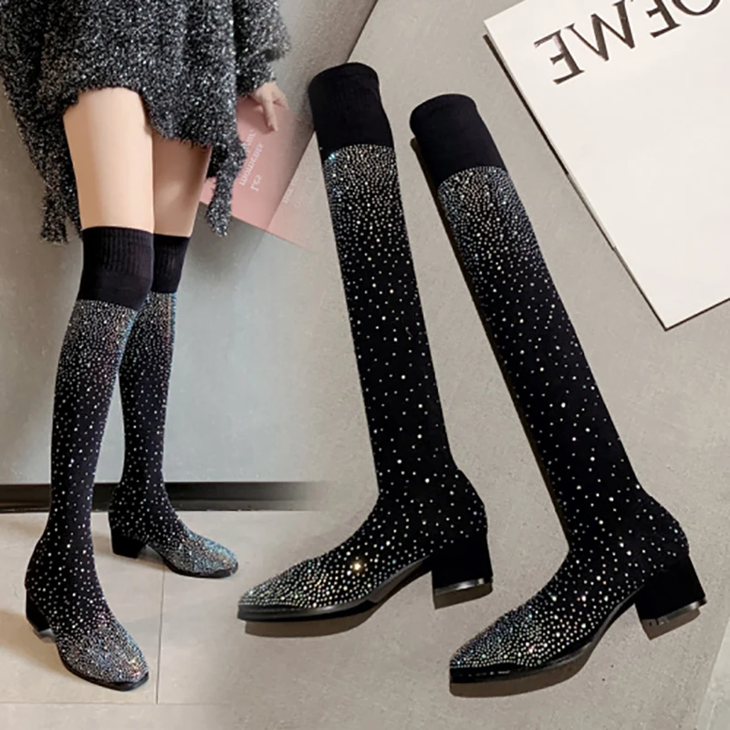 bling sock shoes