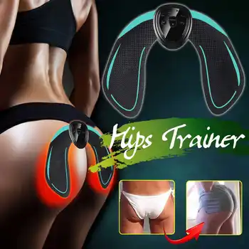 

6 Modes EMS Hip Trainer Buttock Lifting Muscle Stimulator with U Shape Silicone Hip Pad Fitness Body Shape Slimming Massager