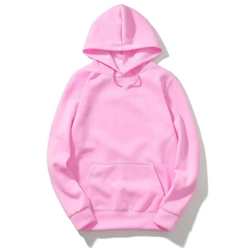 

2019 New brand Hoodie Streetwear Hip Hop Solid pink Black gray Hooded Hoody Mens Hoodies and Sweatshirts top Size XXL