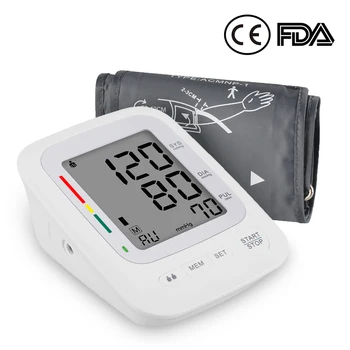 

Household Health Monitor Easy To Use Automatic Upper Arm Electric Blood Pressure Monitor Home Digital Medical Machine Equipment