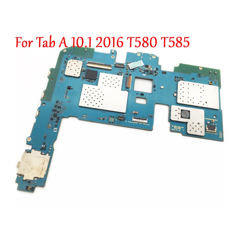 

Original Full Work Unlock Motherboard For Samsung Galaxy Tab A 10.1 2016 T580 T585 Logic Circuit Electronic Panel Tested