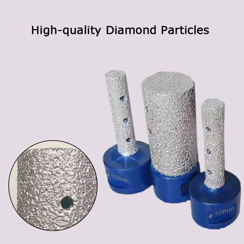 

M14 Diamond Finger Bits Thread Milling Bits for Porcelain Marble Granite Dia 10/20/25mm Vacuum Brazed Trimming knife