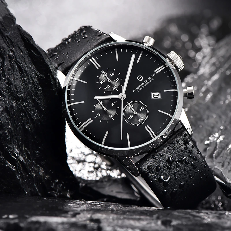 PAGANI DESIGN 2021 New Top Brand Luxury Men's Quartz Watches Men Automatic Date Watch Waterproof Chronograph VK67 Reloj Hombre