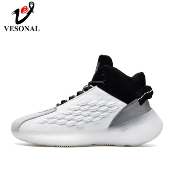 

VESONAL 2020 Spring Autumn New High Top Hip Hop Socks Sneakers Men Shoes Casual Breathable Male Shoes Footwear street Fashion