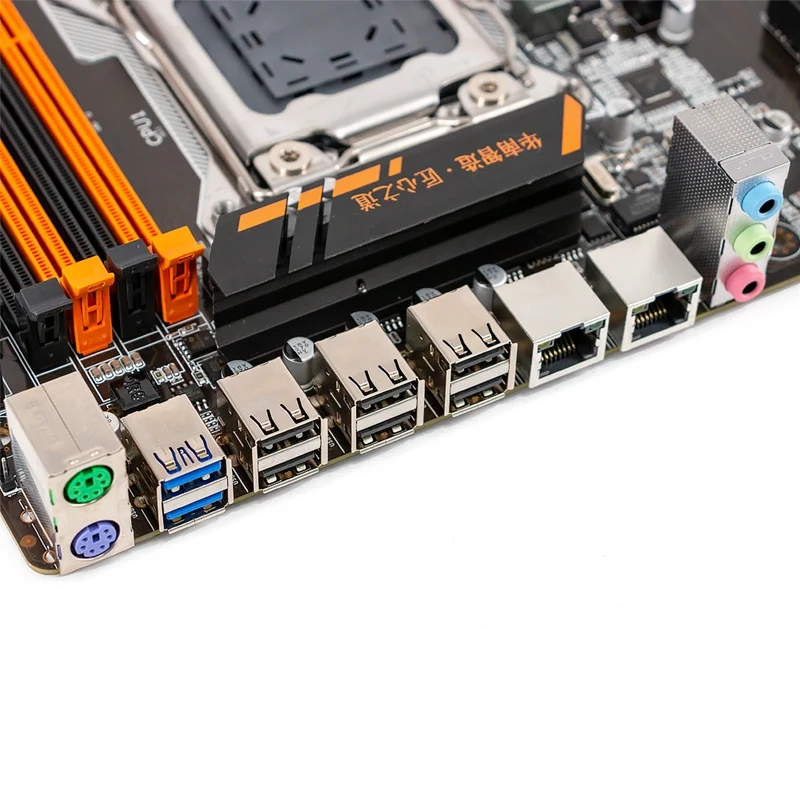 HUANANZHI X79 8D CPU LGA2011 LGA 2011 материнская плата с двойным процессором DDR3 подходит для