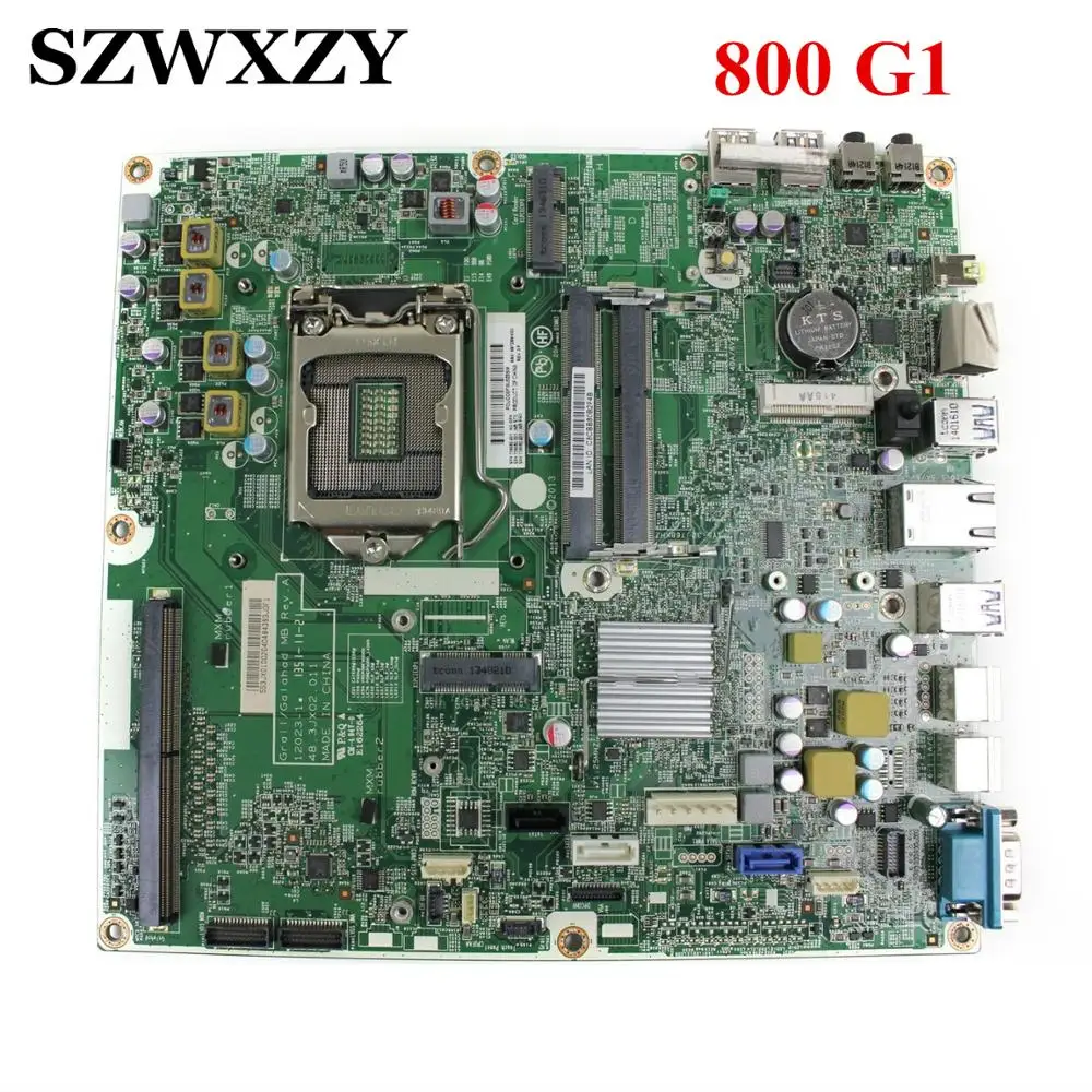 Для HP EliteOne 800 G1 материнская плата aio 739680 001 601 697289 002 48.3JX01.011 LGA 1150 Q87|Материнские