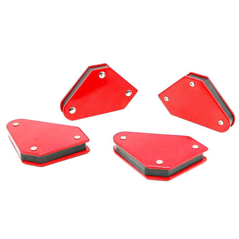 4pcs Multi-angle Mini Welding Magnets Neodymium Clamp Holder Never Degaussing Lifting Welding Positioner 45 90 135 Degrees