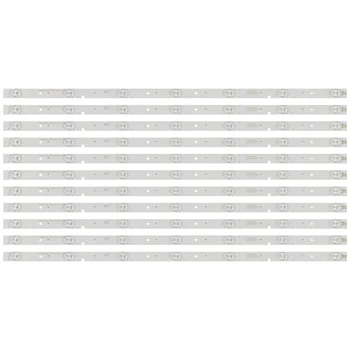 

100% New 11pcs/Kit LED strips for INSIGNIA 55 TV NS-55D550NA15 55K20DG 55K23DG HD550DF B57 SVH550AA2 REV05 7LED 130719