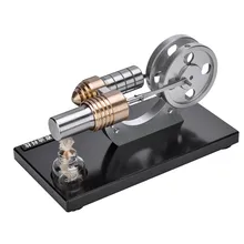 Двигатель Стирлинга, микро двигатель внешнего сгорания, металлическая модель двигателя