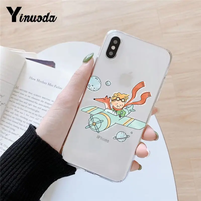 Little Prince Cover Transparent Soft Shell Phone Case for iphone 13 8 7 6 6S Plus X XS MAX 5 5S SE XR 10 Cover iPhone 11pro MAX iphone se phone case