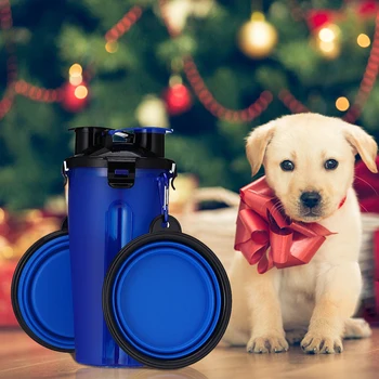 

Dog Bottle Pet Feeder Water Bottle Outdoor Food Water Storage Bowl for Cat Dog Outdoor Sports Fitness Dog Drinking Supplies