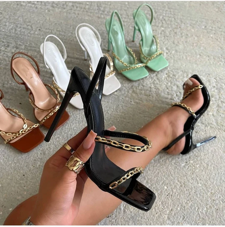 Zomer Mode Hoge Hak Sandalen Open Teen Outdoor Toevallige Fijne Hak Vrouwen  Schoenen Sexy Sandalen Plus Size 42|Hoge Hakken| - AliExpress