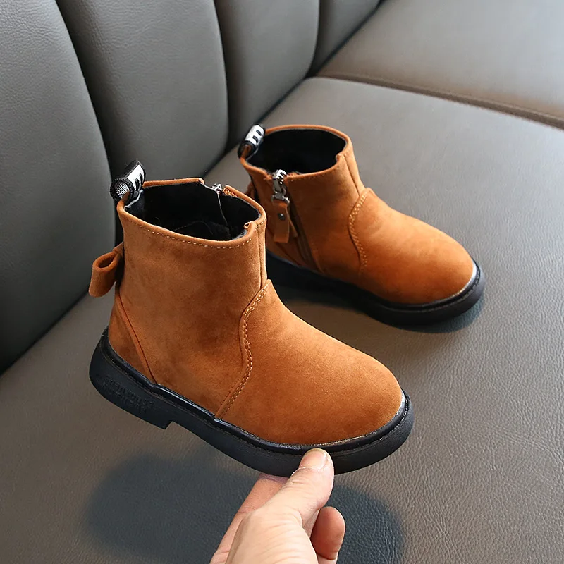 

Brand New Fashion Kids Rubber Boots Autumn Winter Boys Girls Ankle Boots Mixed Colored Children's Martin Boot