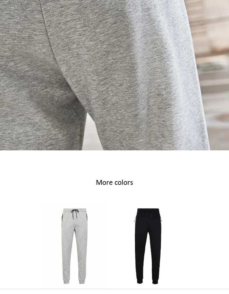 JackJones мужские Стрейчевые штаны для бега с карманами на молнии, мужские тонкие спортивные штаны 219314517