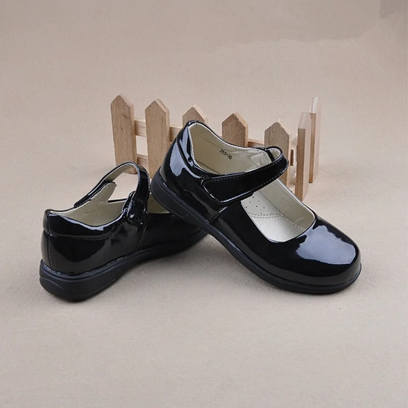 girls shoes Children Girl Student Shoes School Black Leather Shoes Girls Fashion Princess Shoes Kids Classic Glowing Uniforms Sinlge Shoes slippers for boy