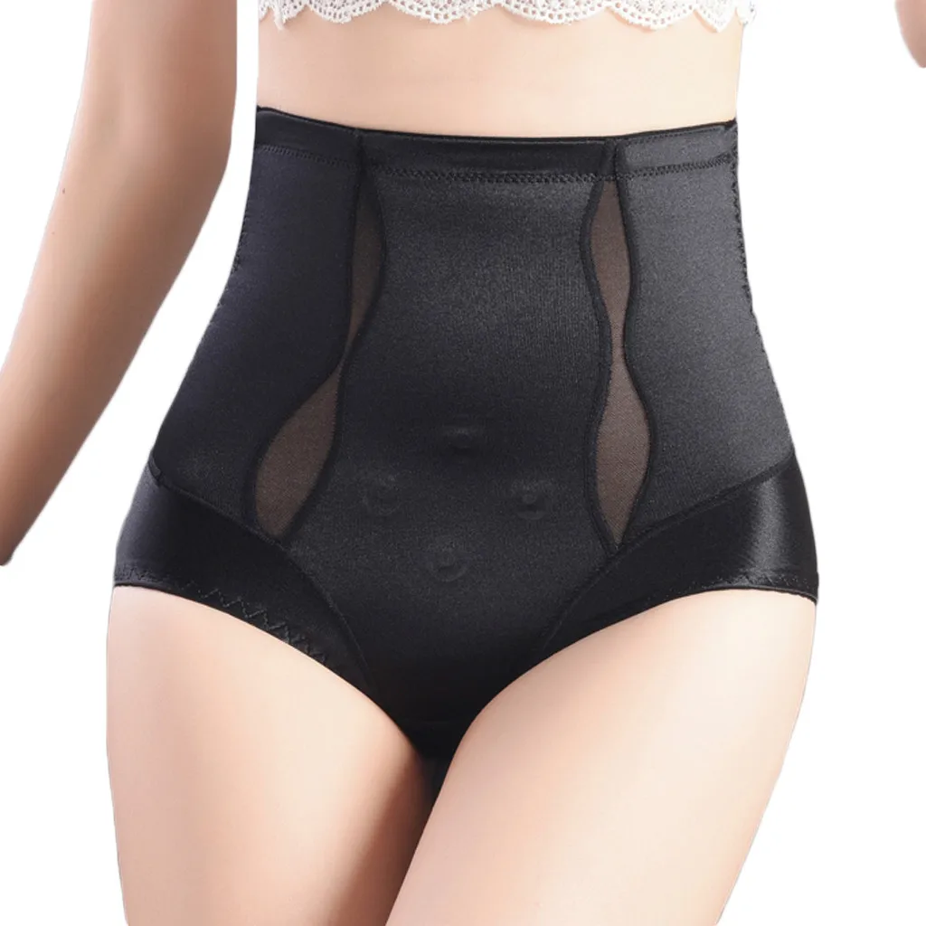 BK Body Shaper Пояс Для женщин боди Корректирующее белье для похудения Управление трусики прикладом трусики стринги нижнее белье - Цвет: BK