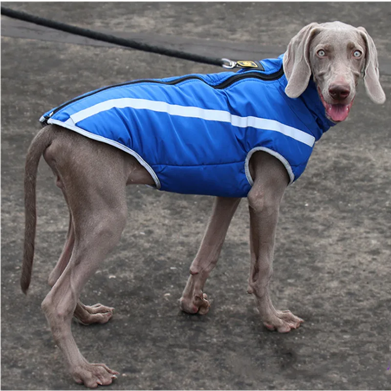 Large Pet Dog Clothes Winter Warm Pet Vest Jacket Waterproof Dog Coat Clothes For Large Bulldog Golden Labrador Clothing