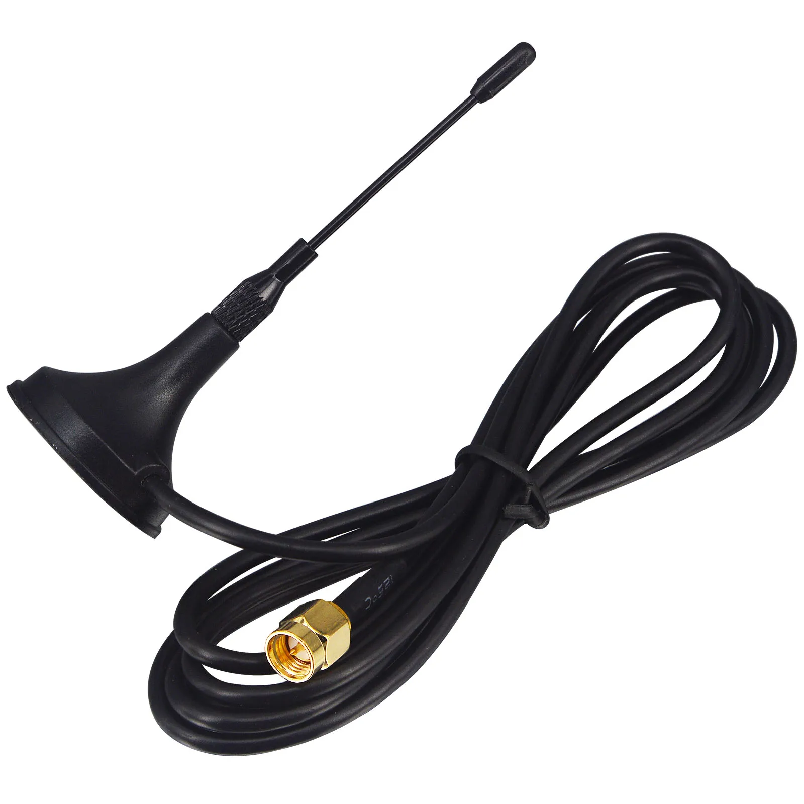 1.5M GSM Antenna 2.5-3dbi Ham Radio Wireless WLAN SMA Male Plug Straight Magnetic Base radio antenna