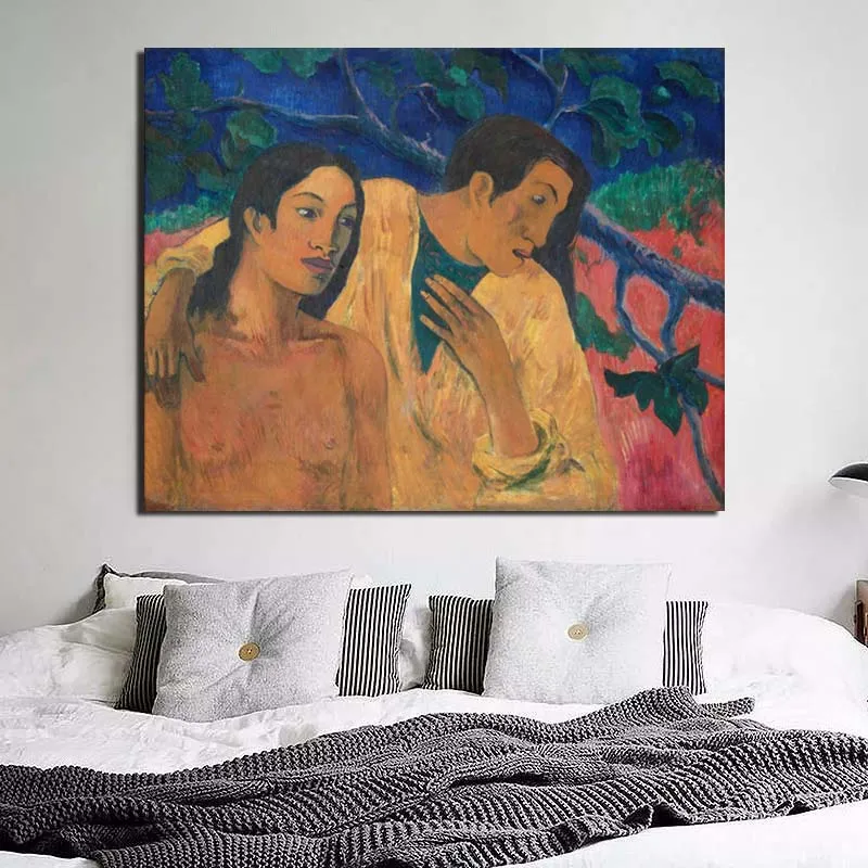 Настенная картина Paul Gauguin из таитянской идилли постеры на холсте современная для