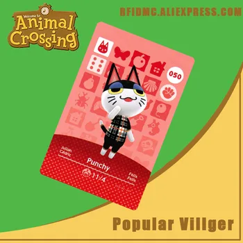 

050 Punchy Animal Crossing Card Amiibo for New Horizons