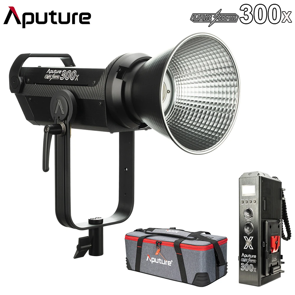 US $1.199.00 InStock Aputure LS 300X BiColor 2700K5600K Led Studio Light Photography Lighting 24G Wireless Video Photo Light Update 300DII