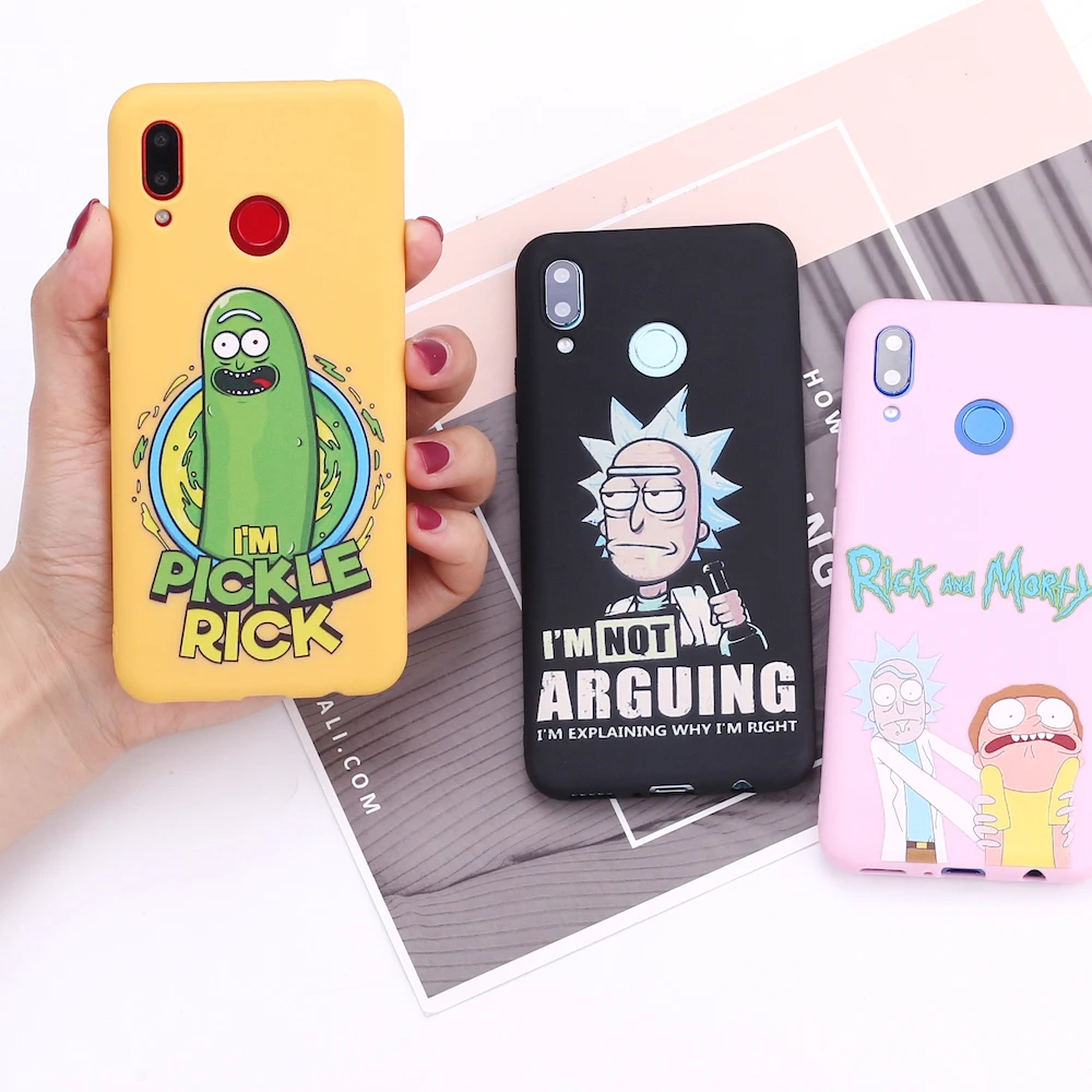 

For Xiaomi Mi Redmi Note 5 6 7 8 9 10 lite Pro Plus Rick and Morty Cartoon Memes Funny Silicone Phone Case Cover Capa Fundas