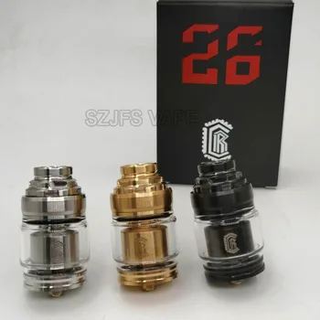 

Relod 26 RTA atomizer Airflow rta Rebuildable 26mm Diameter 2ml capacity for 510 box mod mechanical mod vs Zeus X RTA vape tank