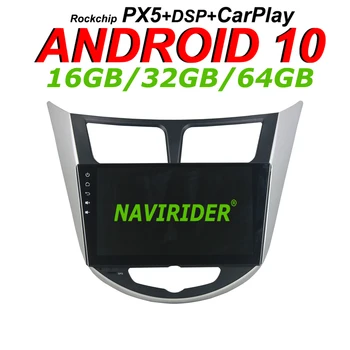

Navirider GPS navigation For Hyundai Verna Accent Solaris touch screen Car android 10 64gb rom radio bluetooth player stereo