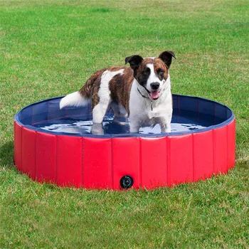 

Foldable Dog Pool Pet Bath Swimming Tub Durable Portable PVC Bathtub Outdoor Indoor Collapsible Bathing Pool For Dogs Cats Kids