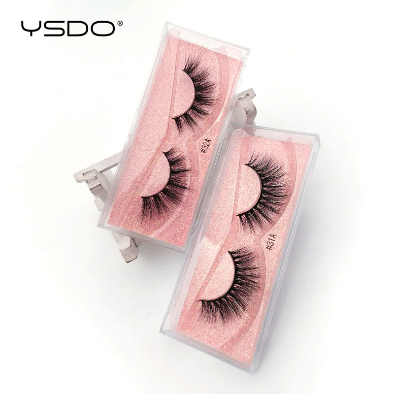 YSDO, 1 пара, 3D, норковые ресницы, пушистые, драматические ресницы, макияж, вытянутые, норковые ресницы, натуральные, длинные, накладные ресницы, толстые, искусственные ресницы