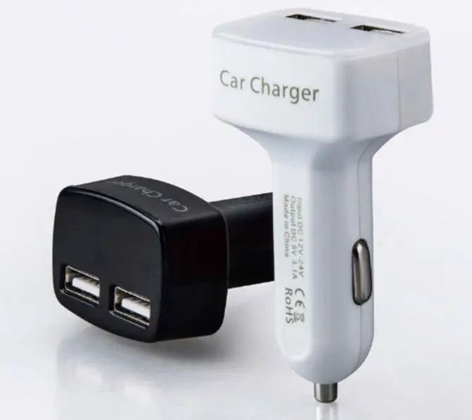50 шт. 4 в 1 двойной зарядное устройство USB цифровой светодиодный дисплей 3.1A DC 5V Универсальный адаптер с напряжением/температурой