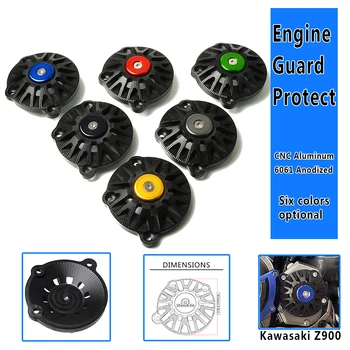 

CNC Aluminum 6061 Anodized Motorcycle Engine Guard Protect Motorbike Engine Saver Guard Cover for Kawasaki Z900 2017 2018