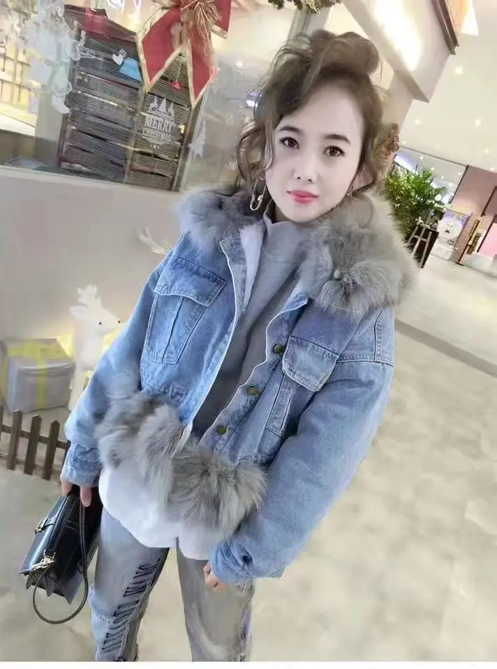 Джинсовая куртка для женщин xineandi sherpa, джинсовая куртка для женщин, chaquetas mujer invierno, трендовые товары, уличная одежда